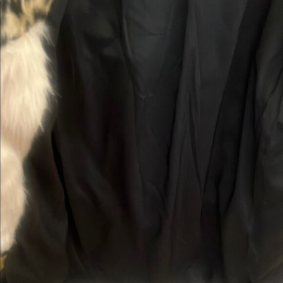 BLANKNYC COLORBLOCK LEAPORD PRINT FAUX‎ FUR COAT SIZE S - Picture 6 of 10